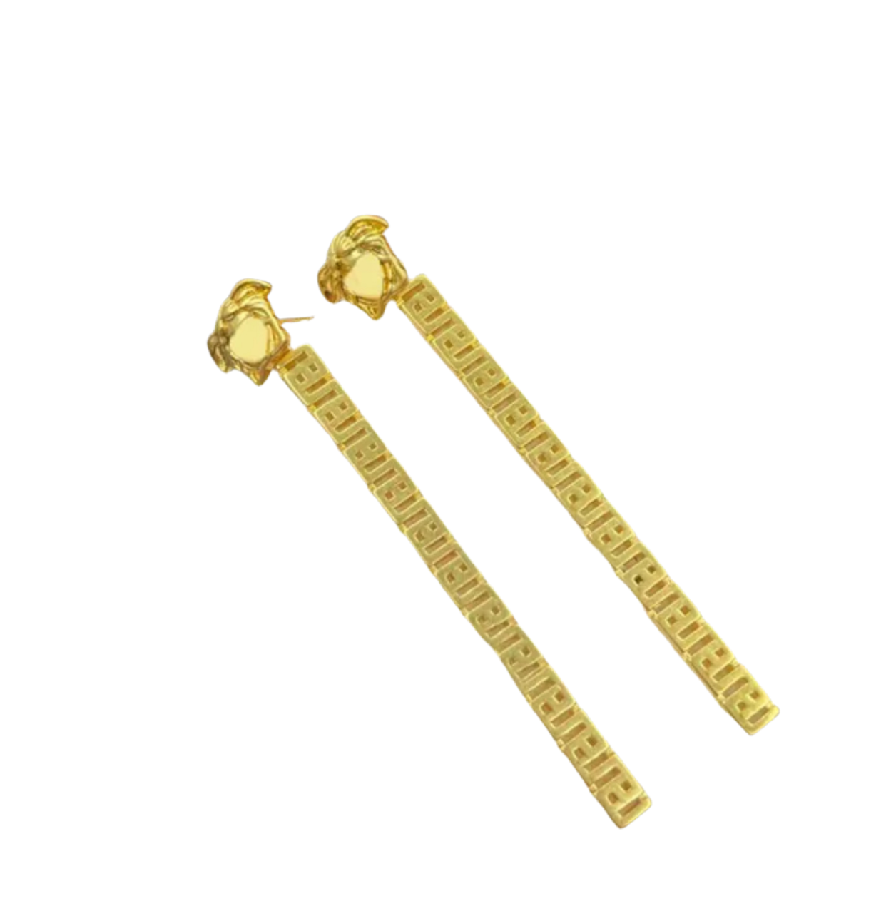 Brass Material Dangle Earrings