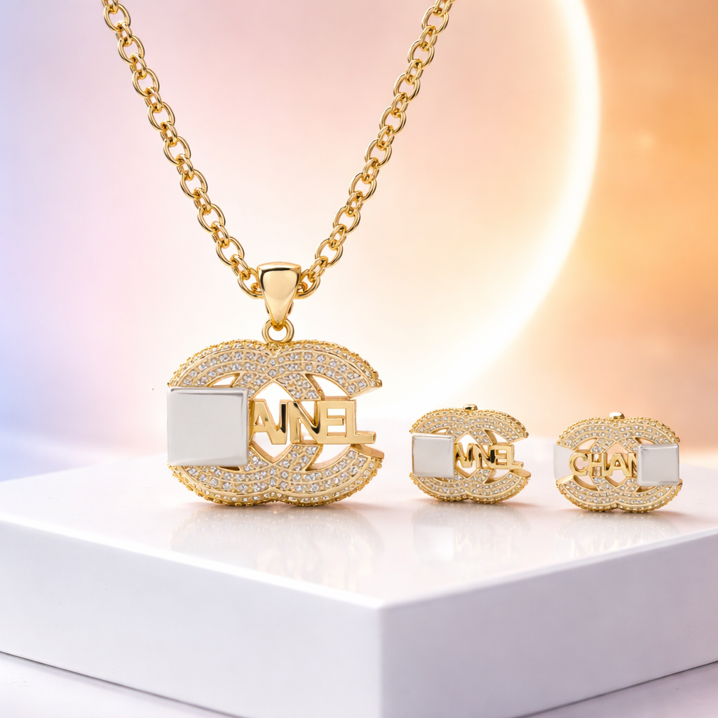 Earrings and Necklace Set