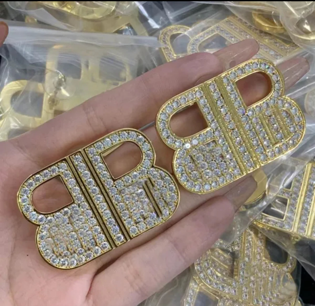 BB Luxury Brand Stud Earrings