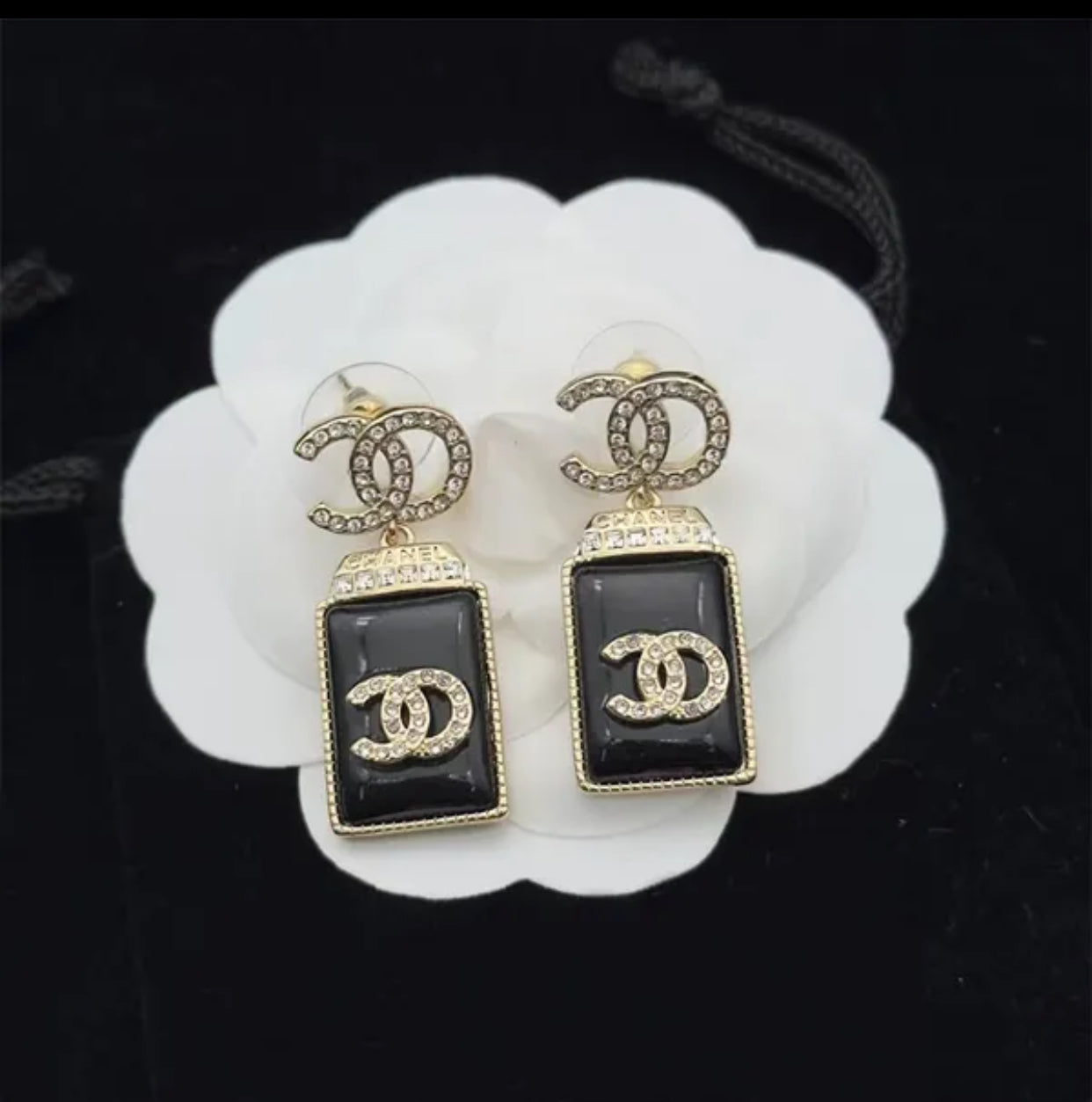 Luxury Brand perfume bottle Stud Earrings