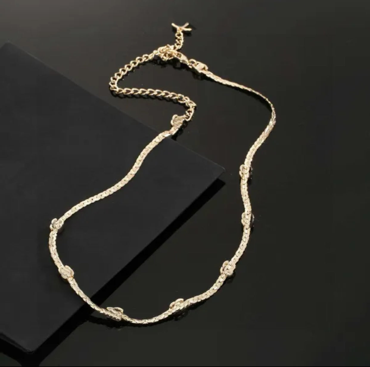 Fashion designer CC Necklace