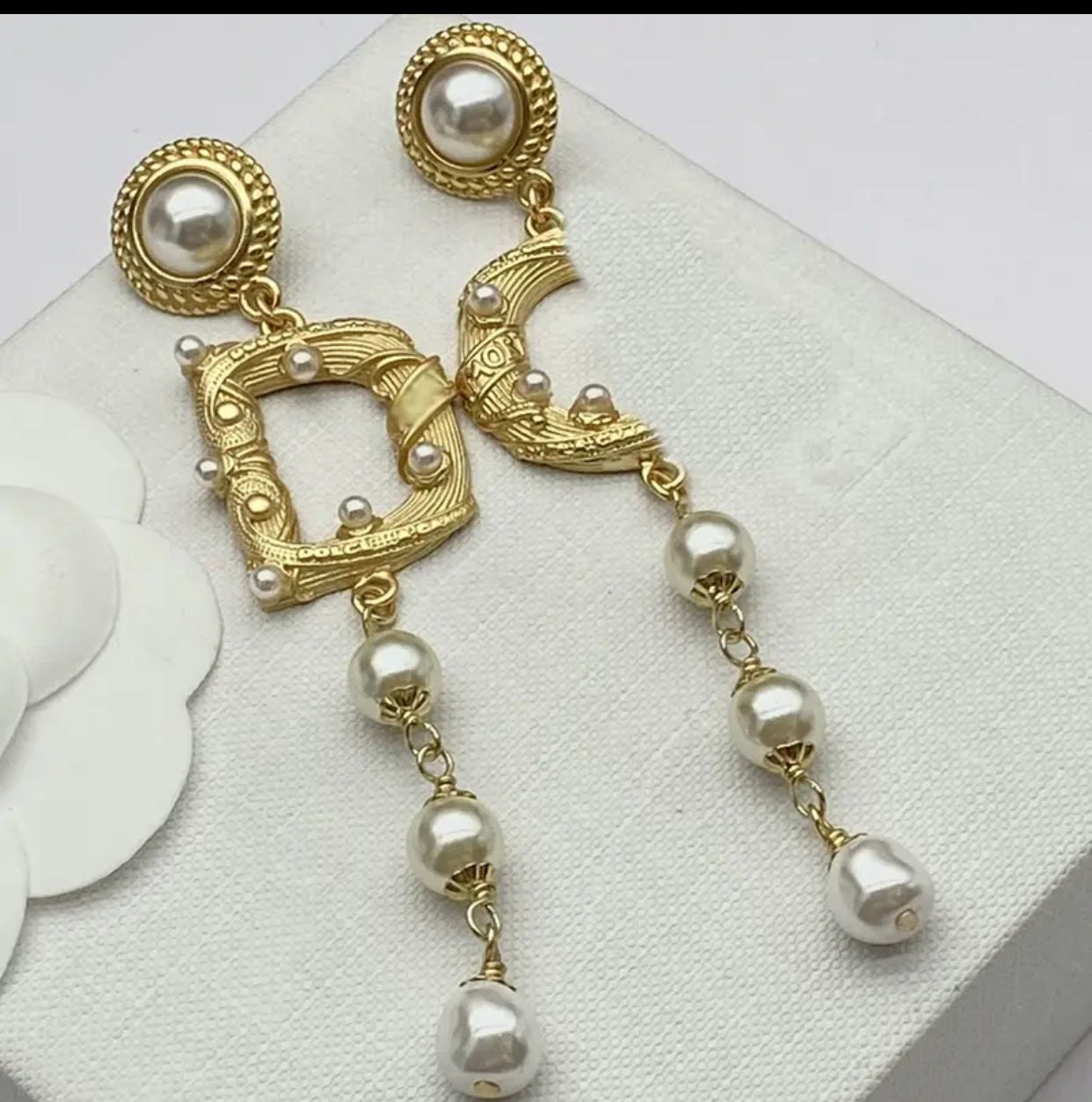 High quality Brand Letter DG stud Earrings