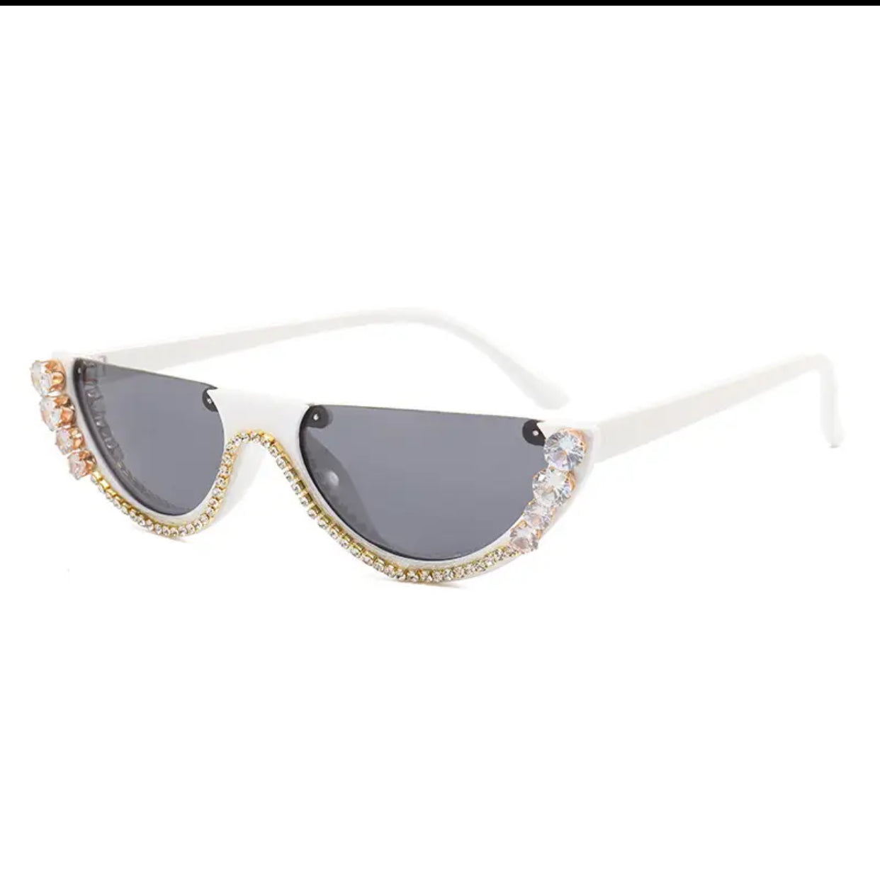 Diamond Cat Eye Sunglasses