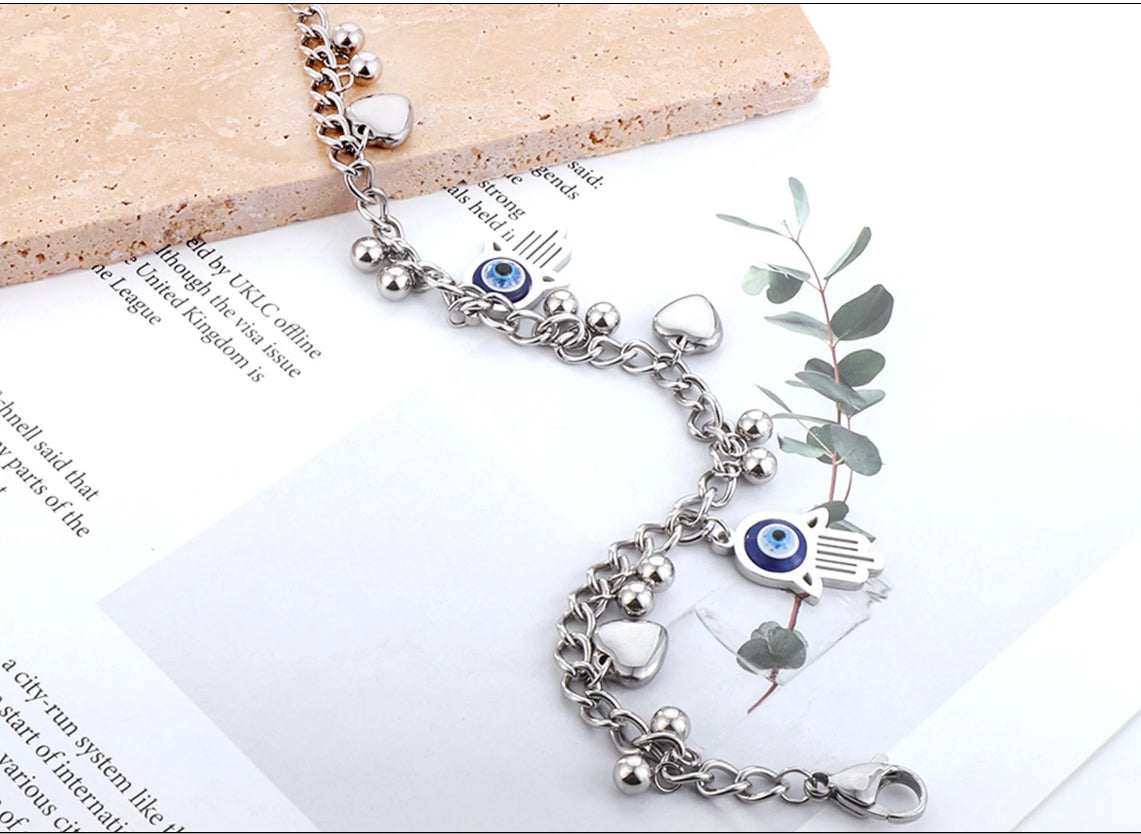 Blue Evil Eye Bracelet
