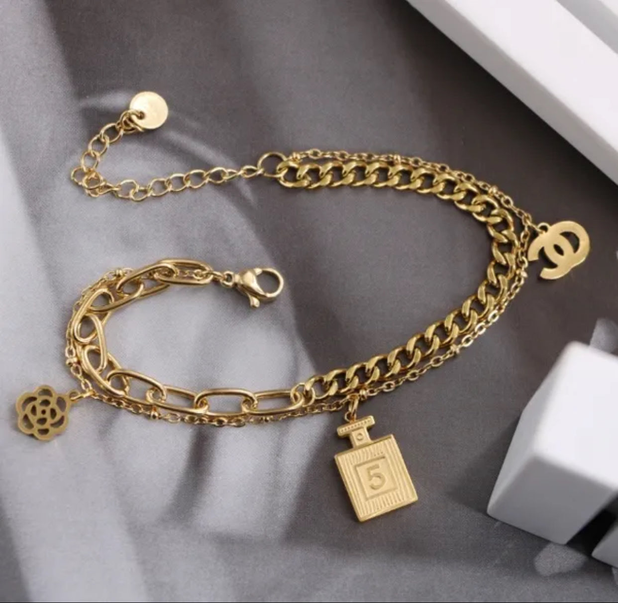 Designer Brand C Chain Bracelet