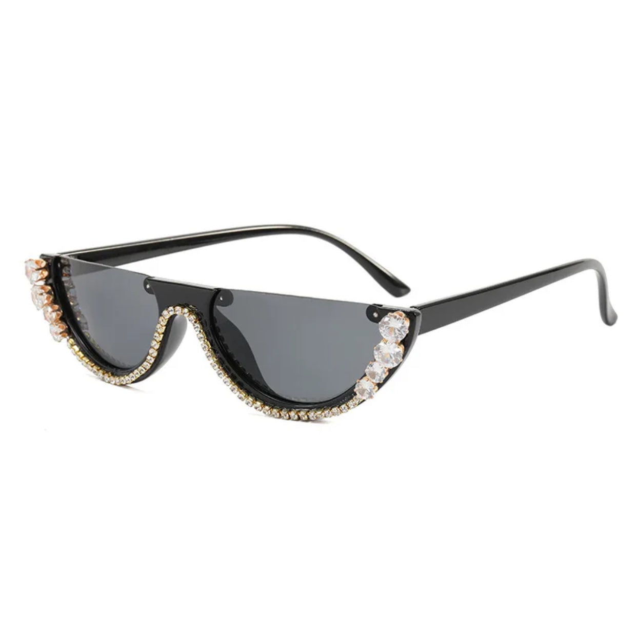 Diamond Cat Eye Sunglasses