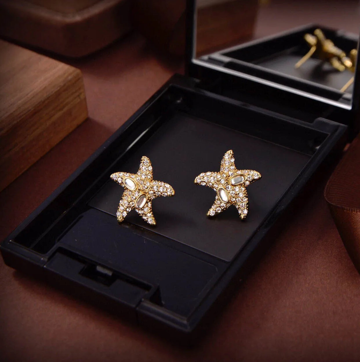 Trendy Brand starfish Stud Earrings