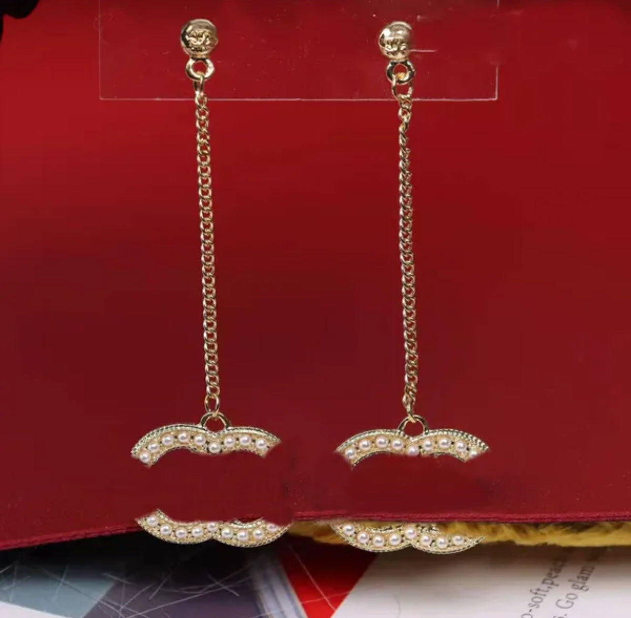 Chandelier CC Fashion Earrings