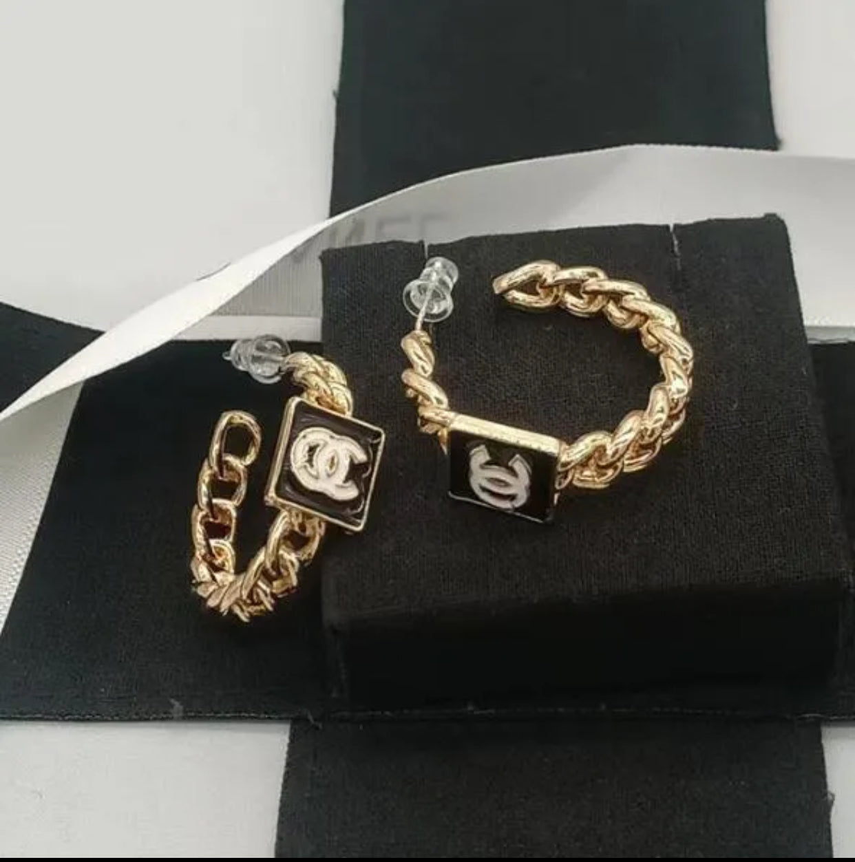 Luxury Brand CC Round stud hoops Earrings