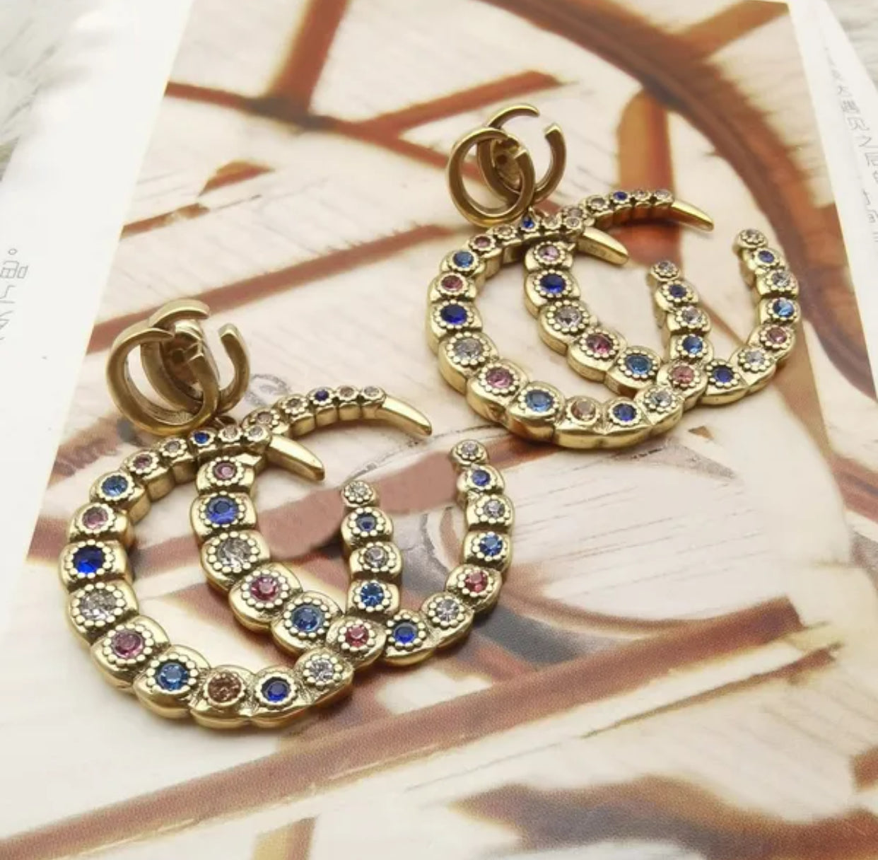 Brand Letter G Stud Earrings