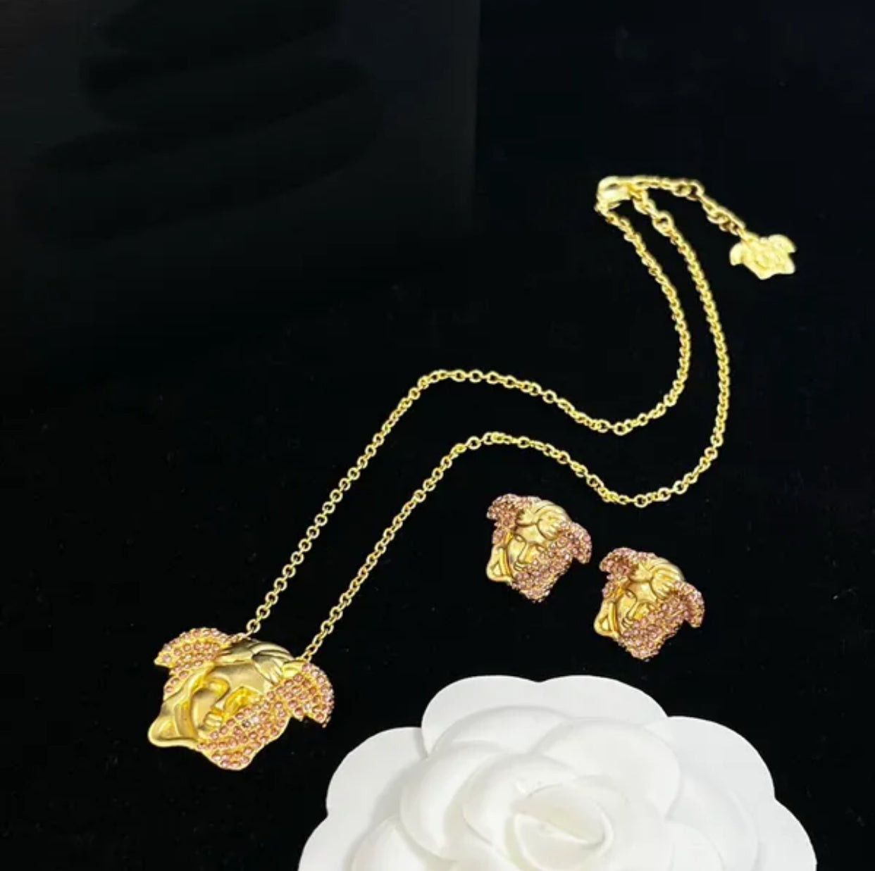 Luxury Designer Necklaces Earrings Set