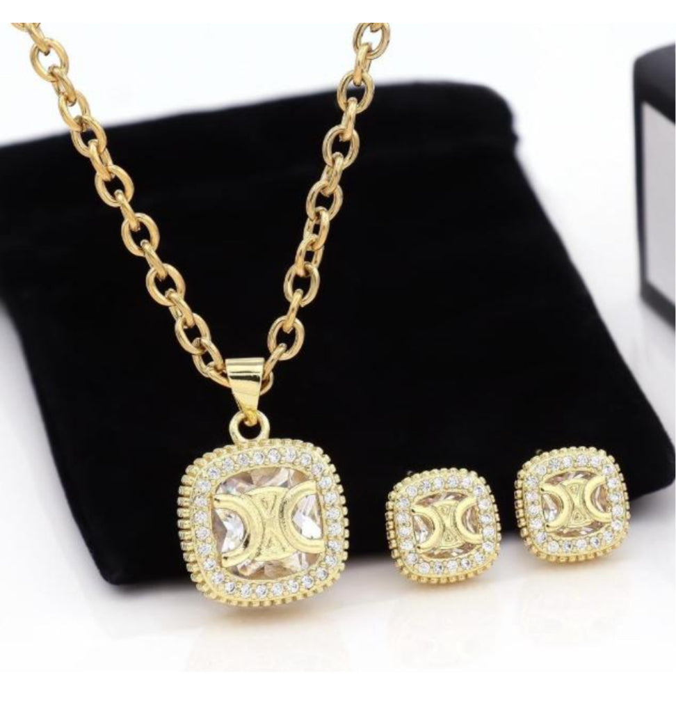 Fashion Necklace Earring set