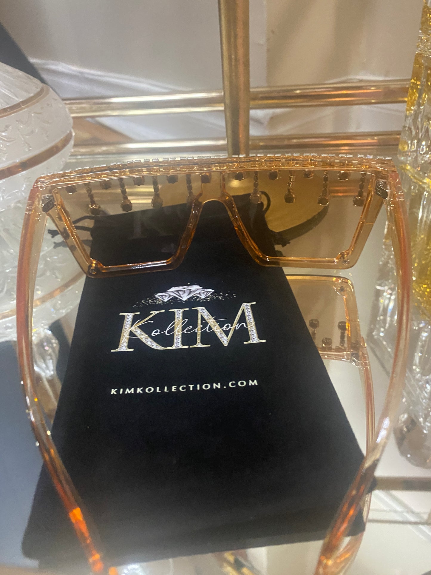 Big Frame Diamond Glasses