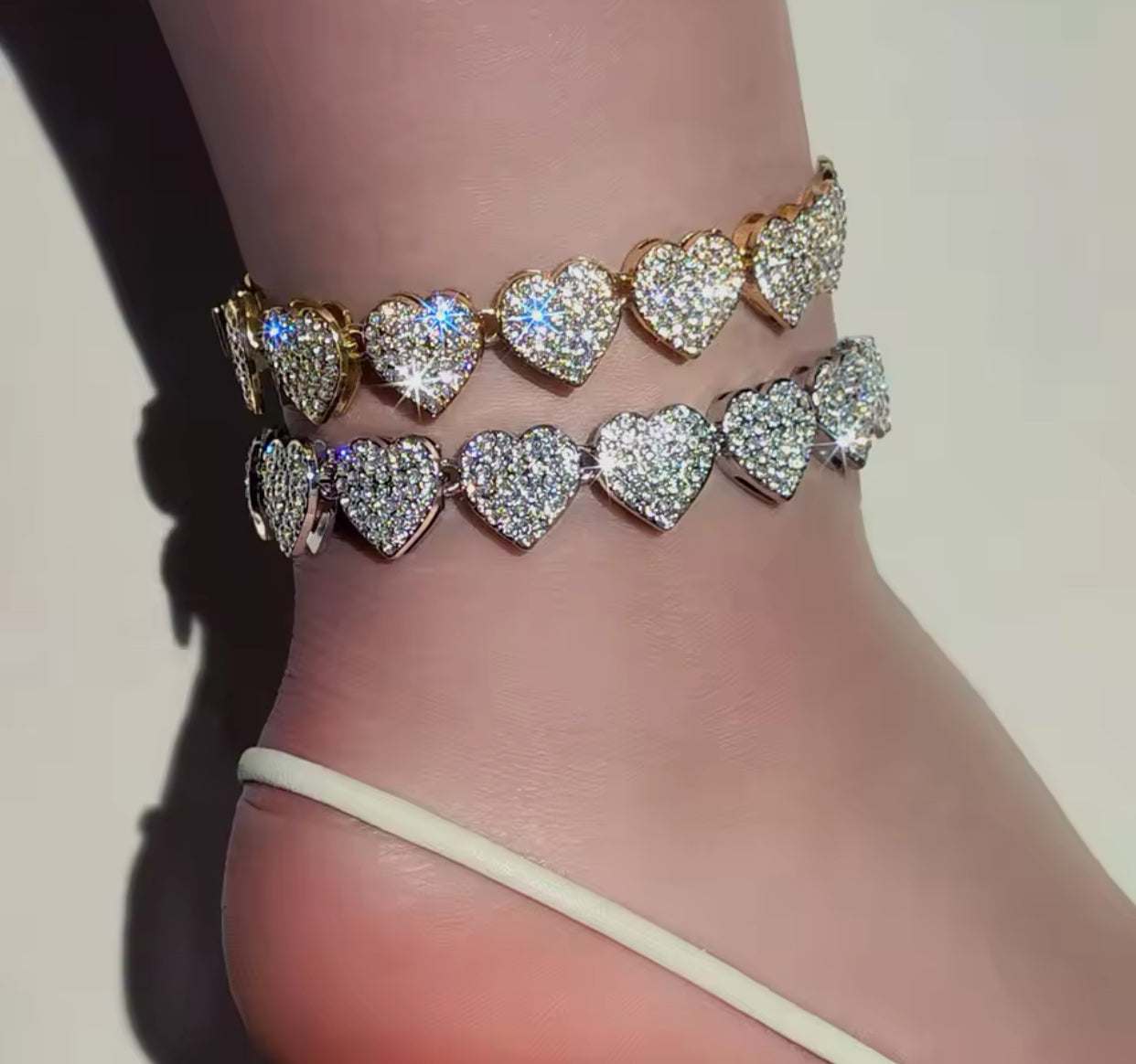 Iced Out Chunky Cuban Chain Anklet