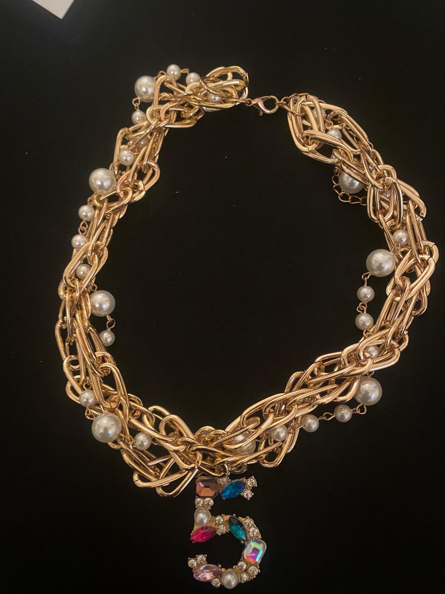 Pearl chokers necklace