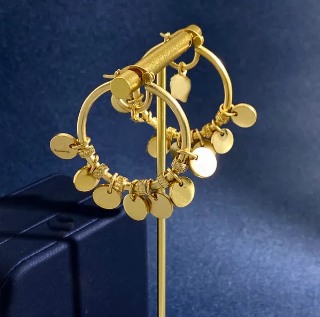 Fashion designer Hoops Earrings
