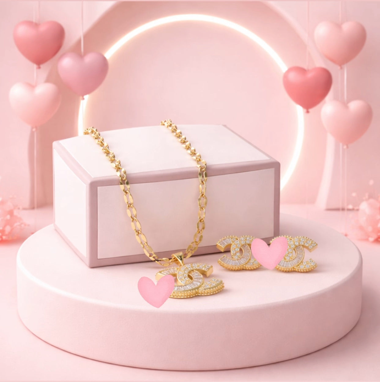 CC Necklaces and Earrings Set