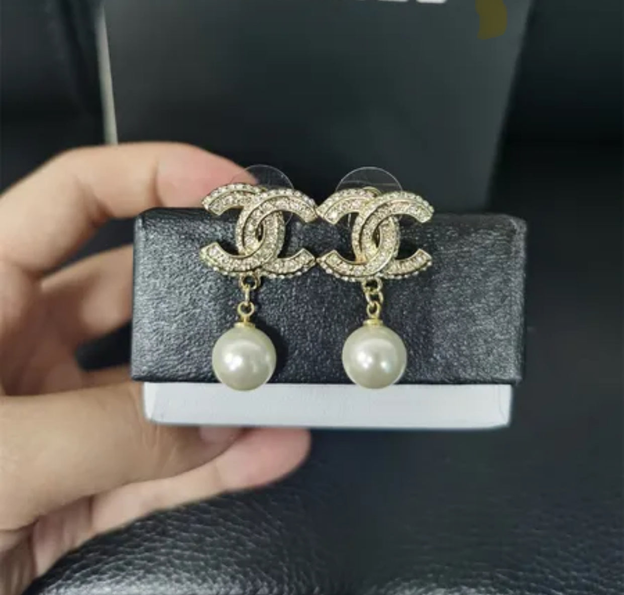 Brand CC Studs Earrings