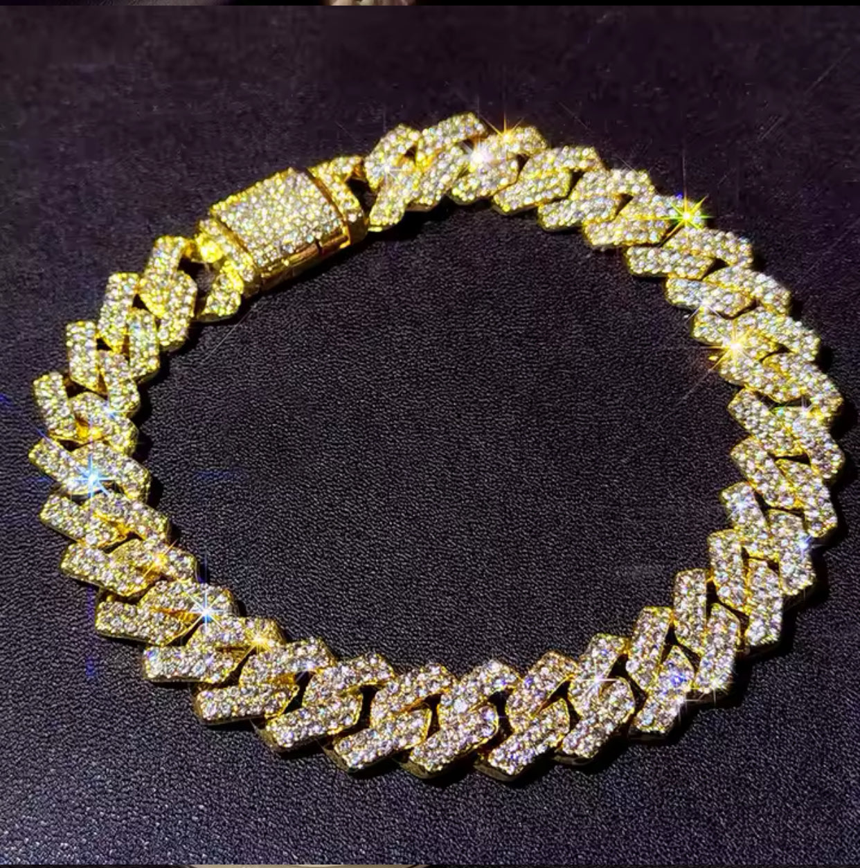 Bling Iced Out Chain Anklet