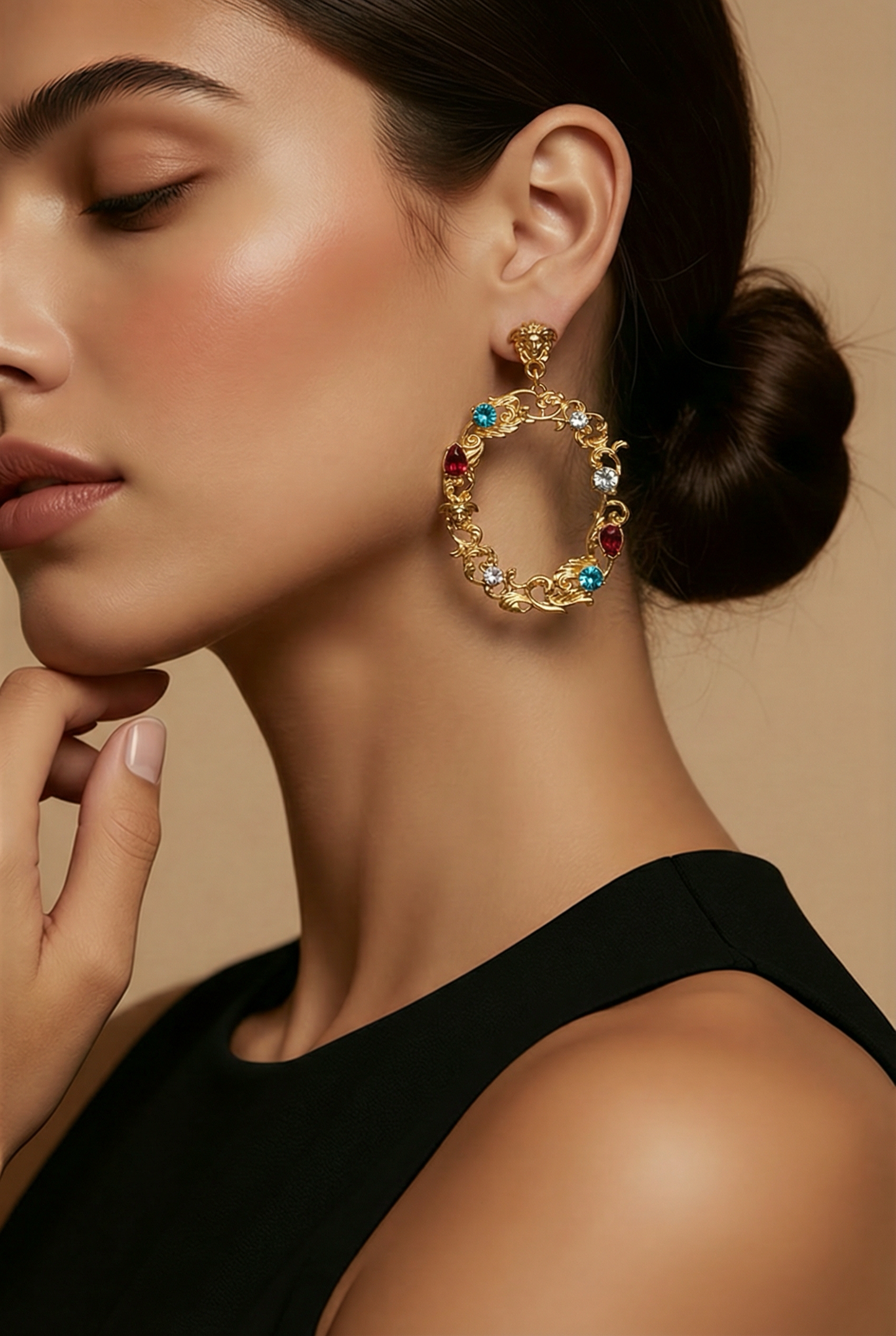 Designer Brand stud Earrings