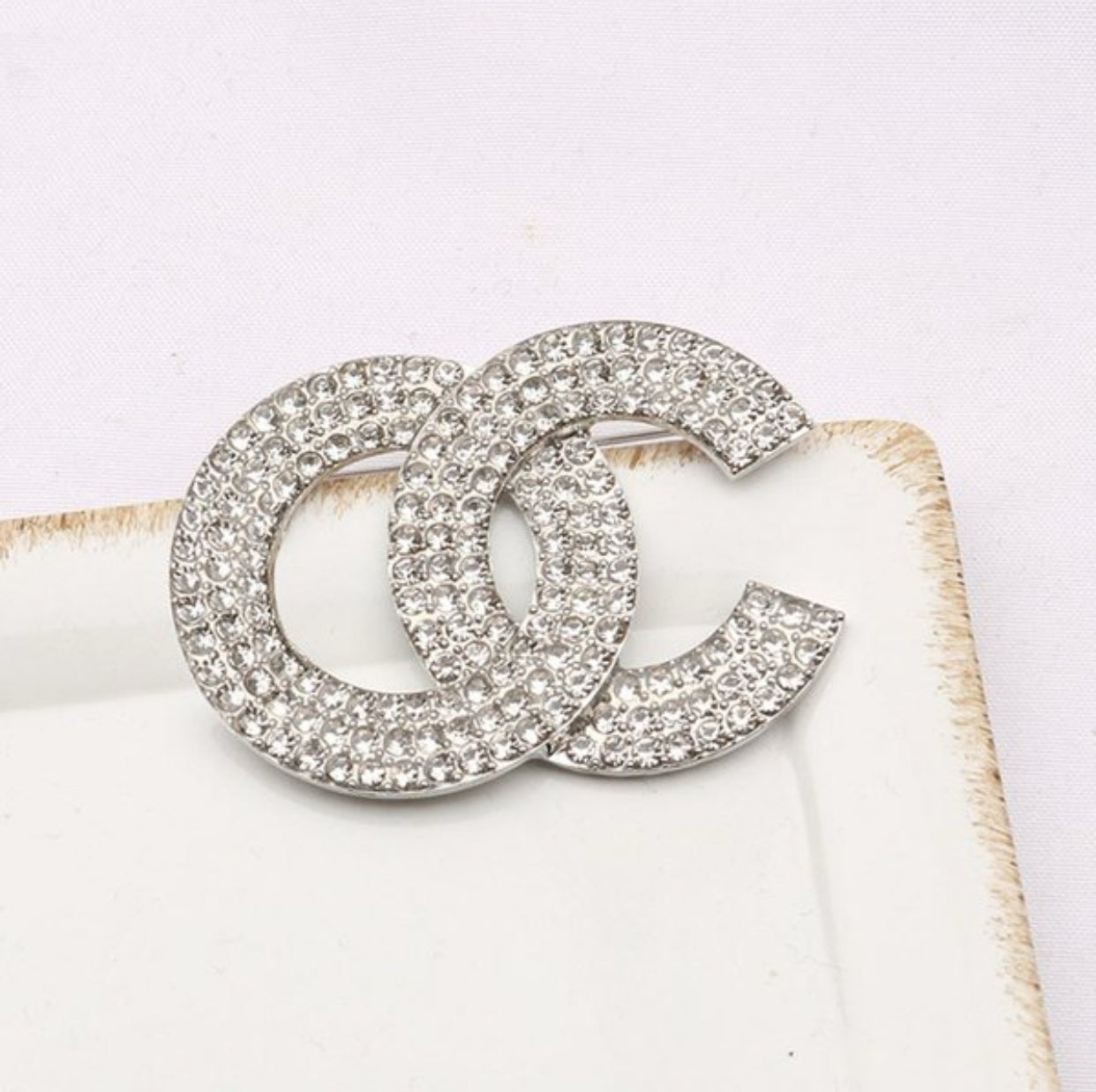 Designer Band Letter Brooches