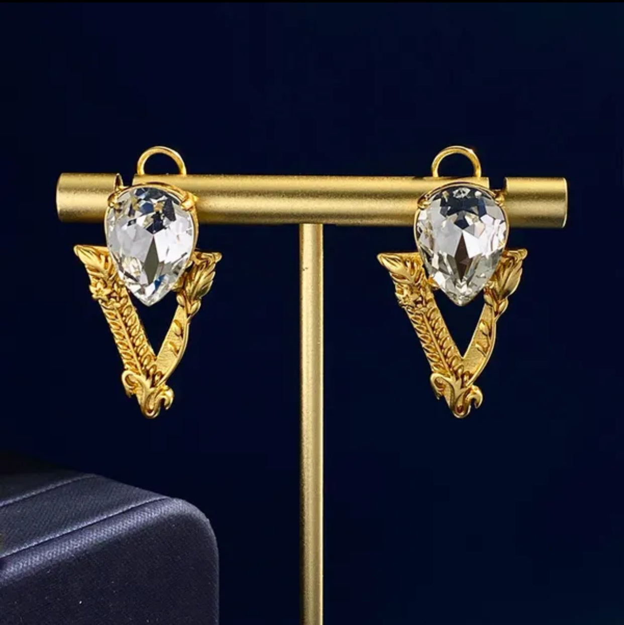 Fashion Luxury shiny crystal Earrings