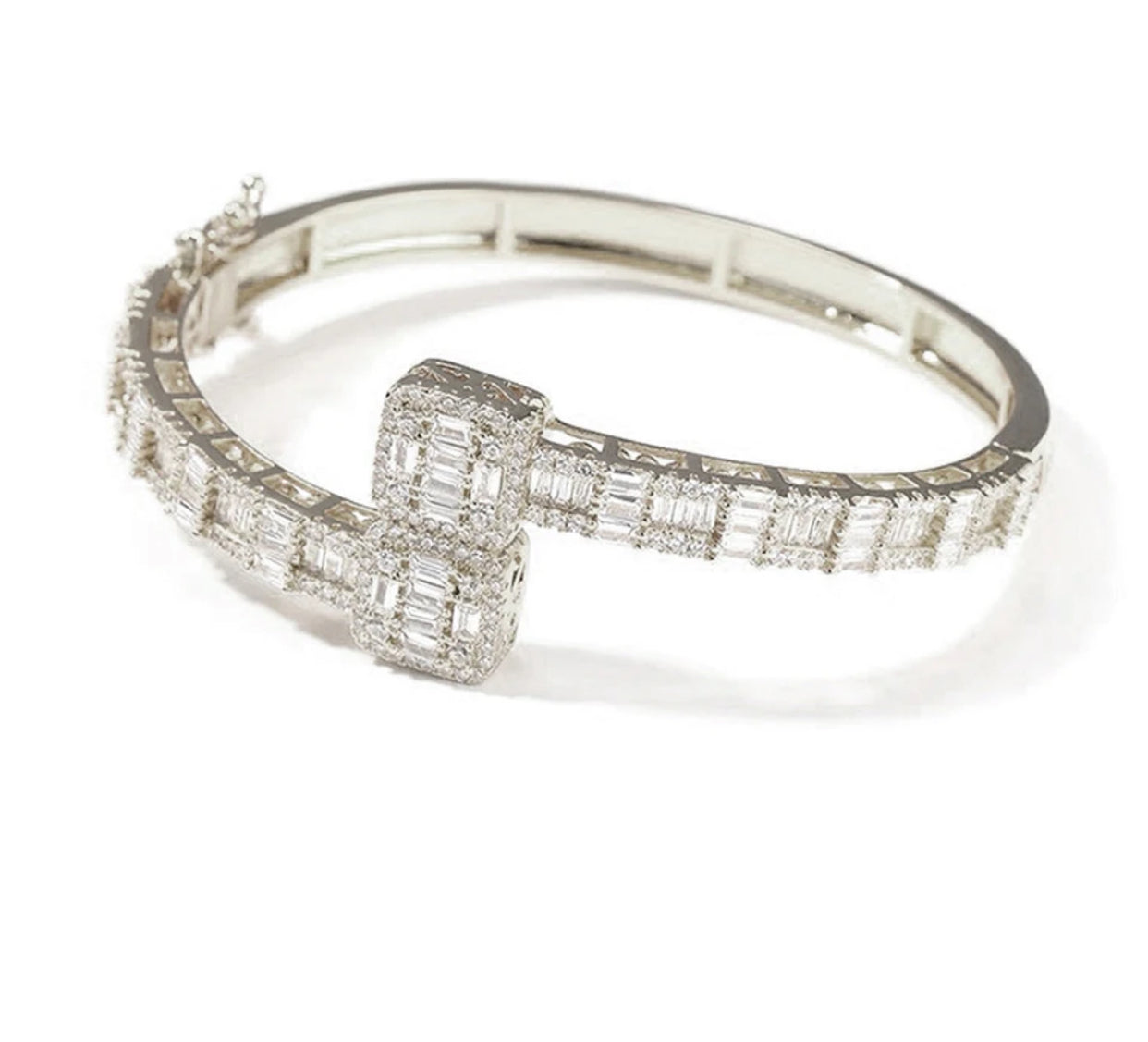 New Bling Open Square Bracelet