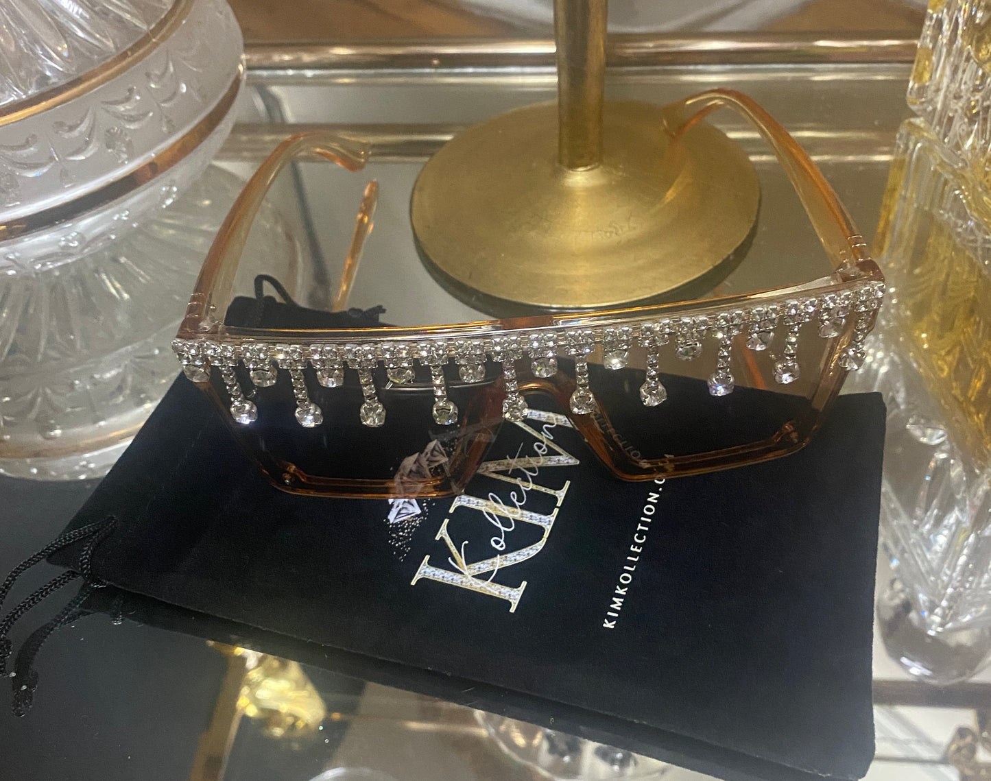 Big Frame Diamond Glasses