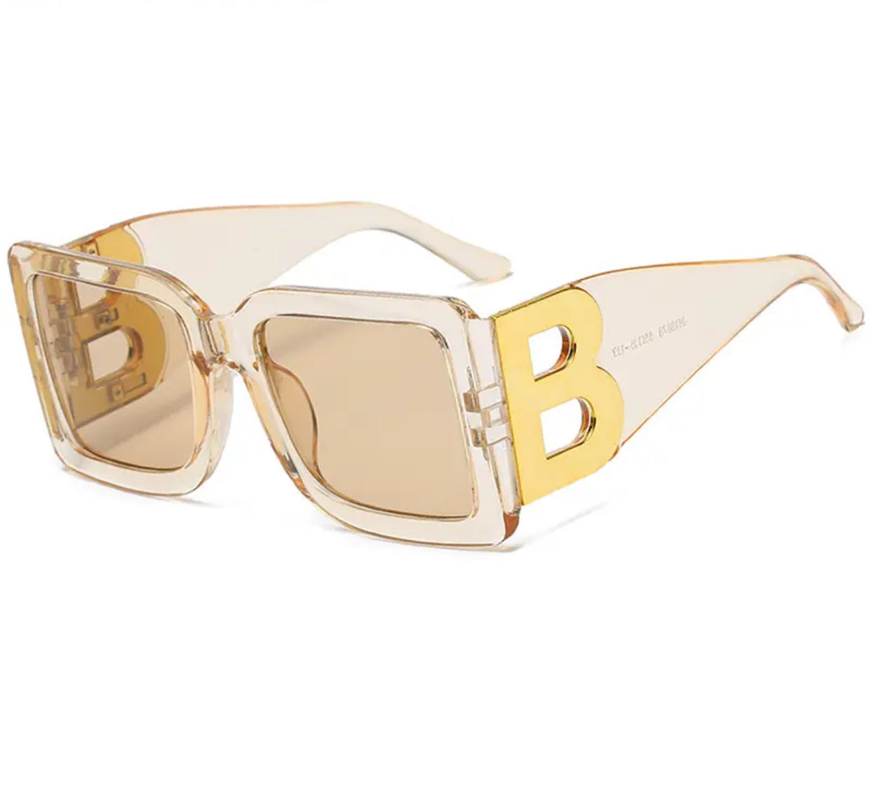 Oversized Letter B Sunglasses