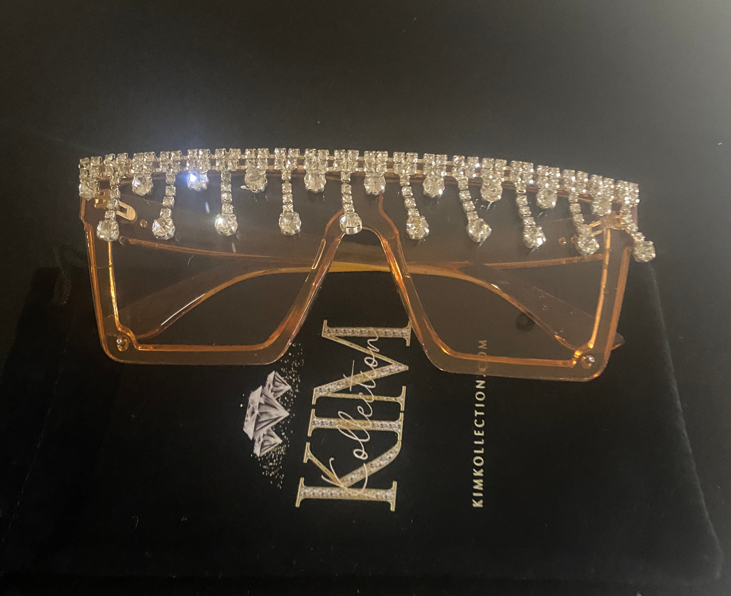 Big Frame Diamond Glasses