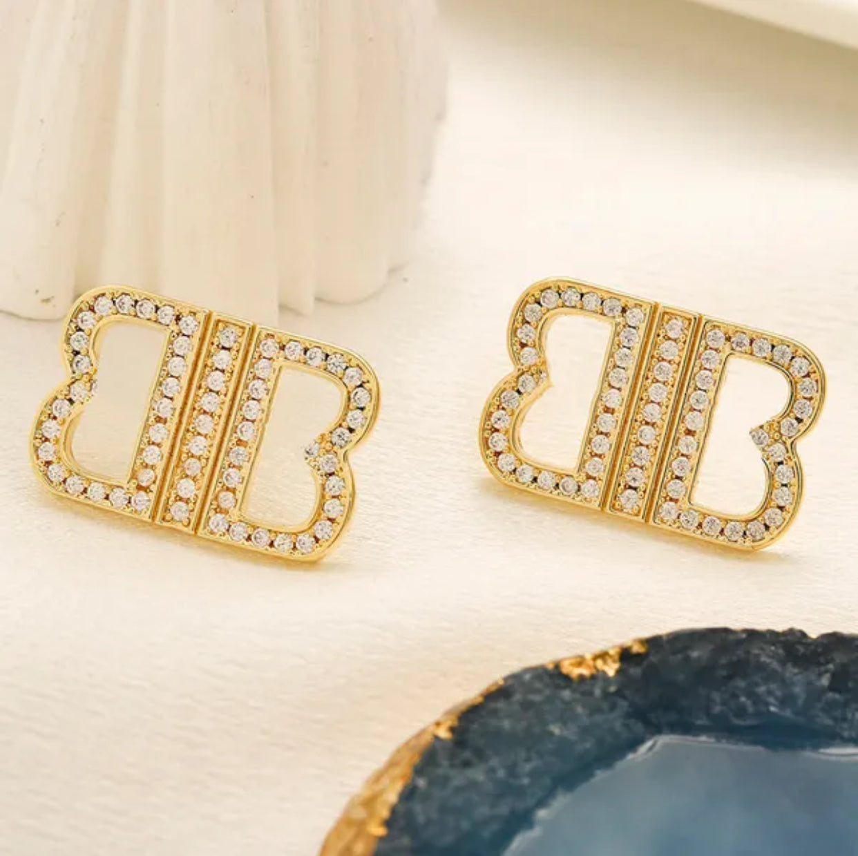 BB Luxury Brand Stud Earrings