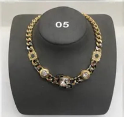 Luxury Brand thick Choker necklaces