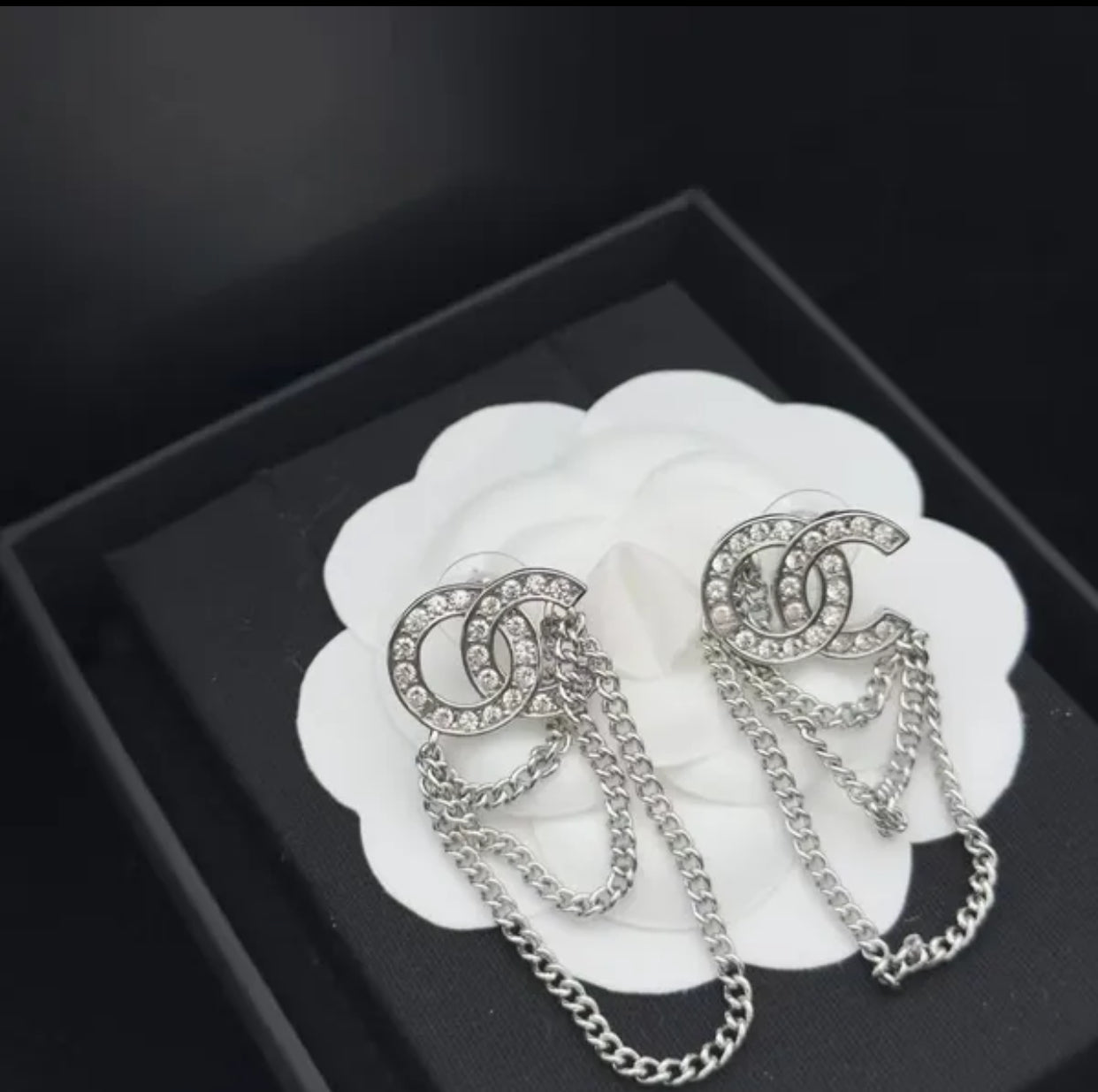 Designer CC letter Stud Earrings