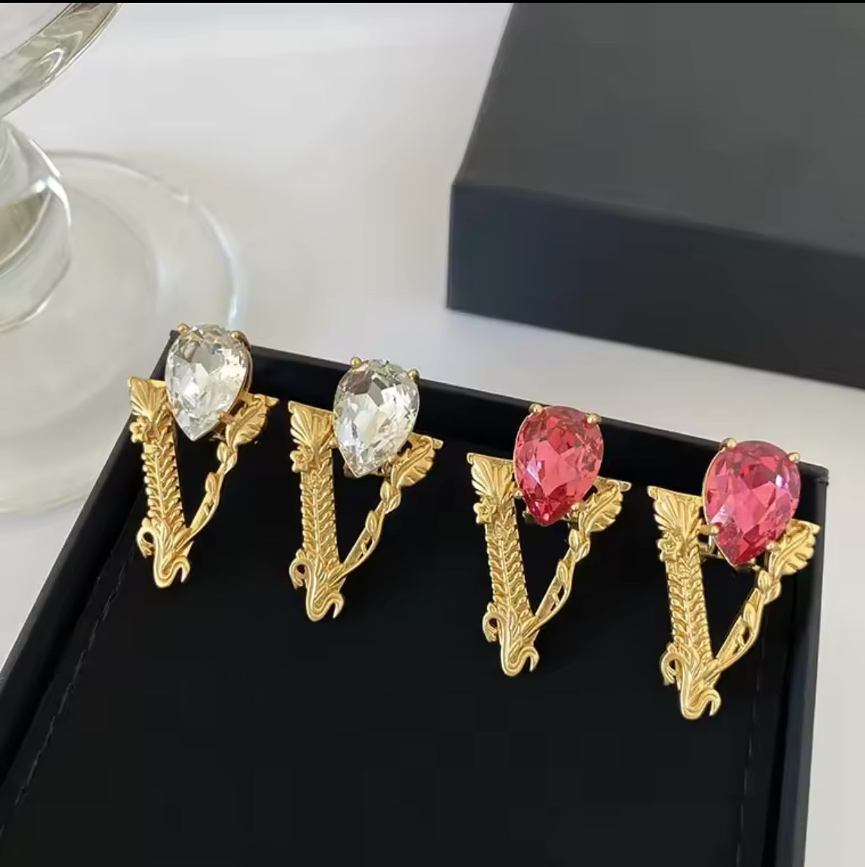 New 18k Gold plated luxury Earrings