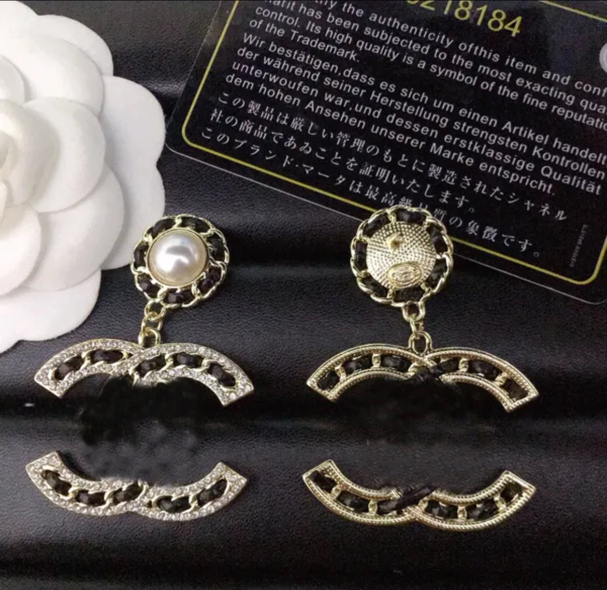 CC fashion Pearl Earrings