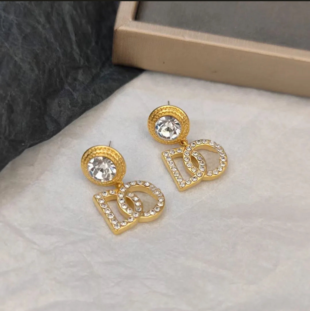 Dg Letter Vintage Earrings