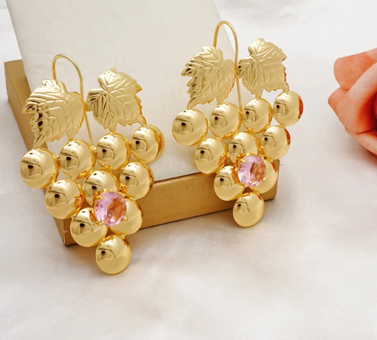 Grape leaf Earrings
