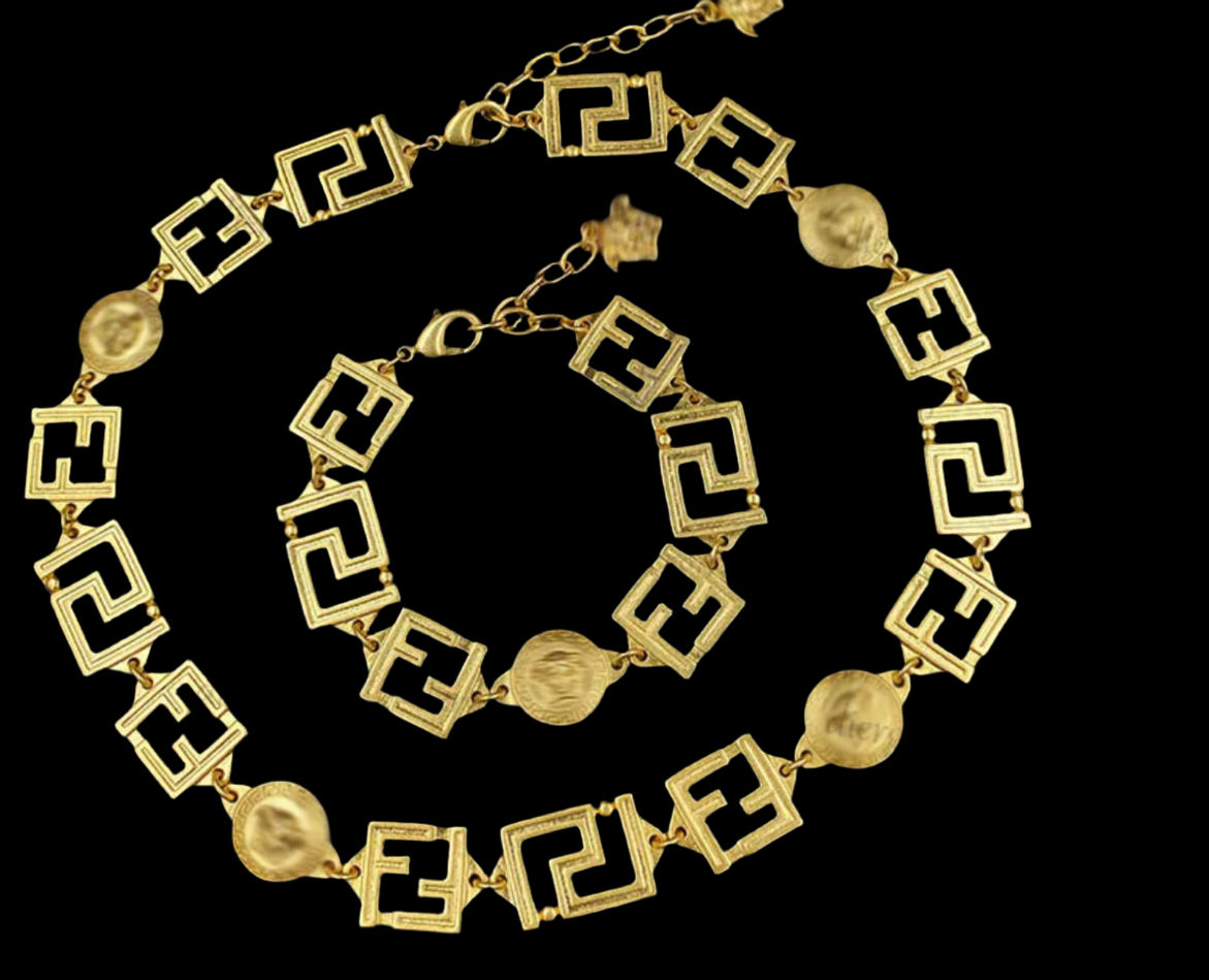 Luxury Necklace Bracelet Set