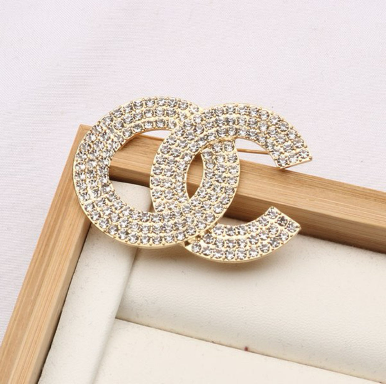 Designer Band Letter Brooches