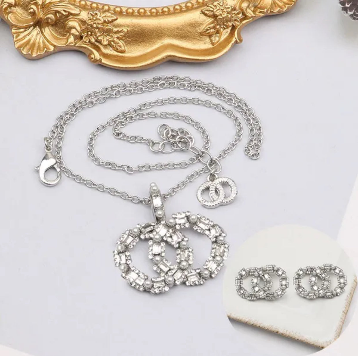 Jewelry Earrings Necklace Set