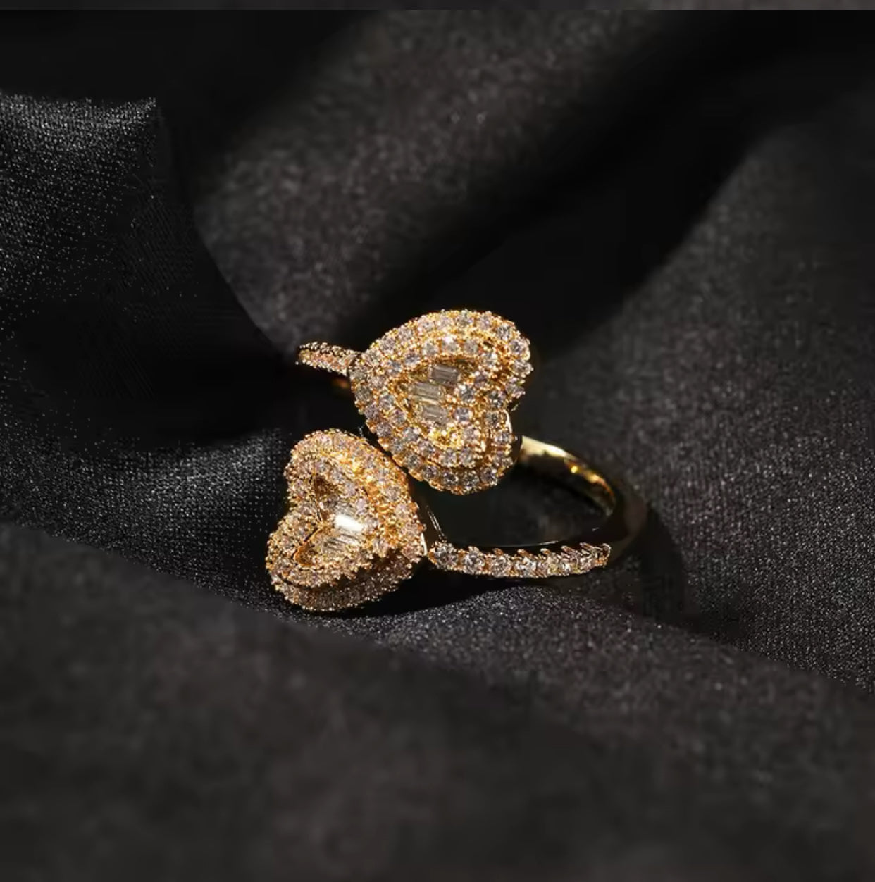 Iced Out Bling Thin circle Ring