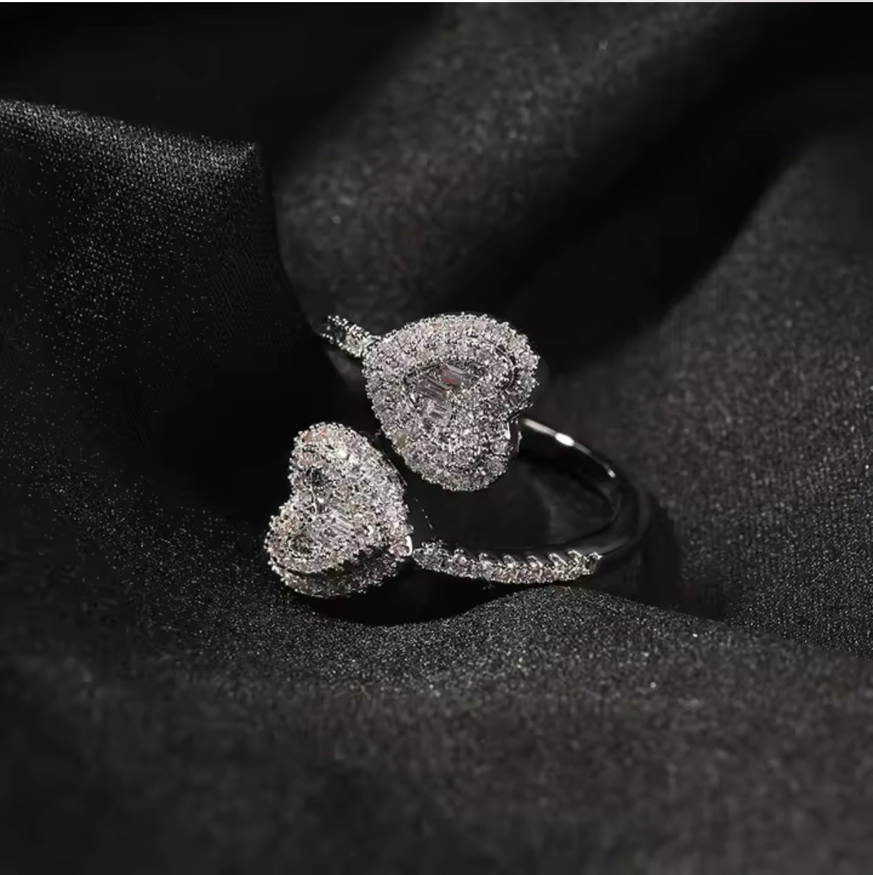 Iced Out Bling Thin circle Ring