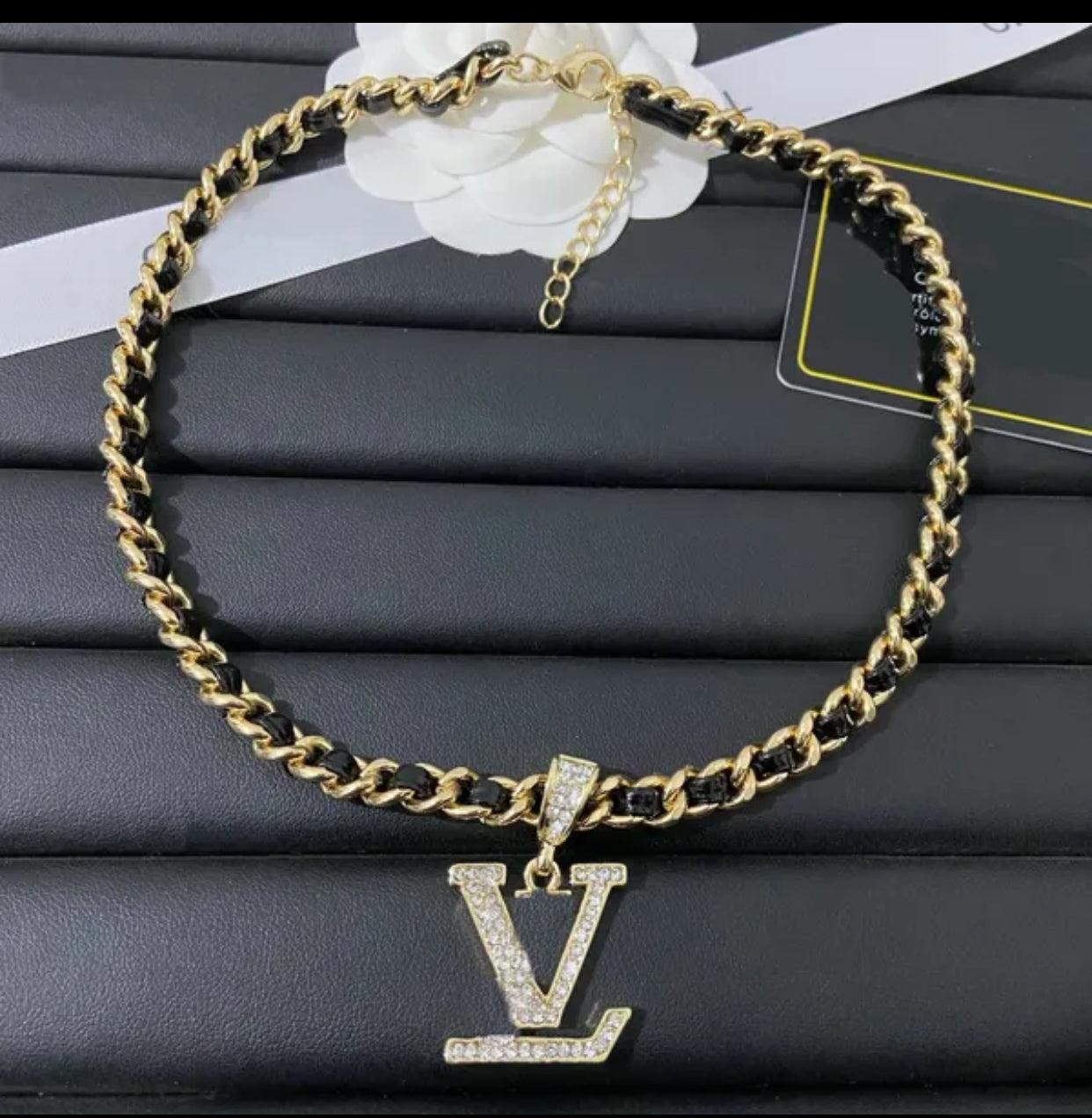 Designer Letter LV Necklace