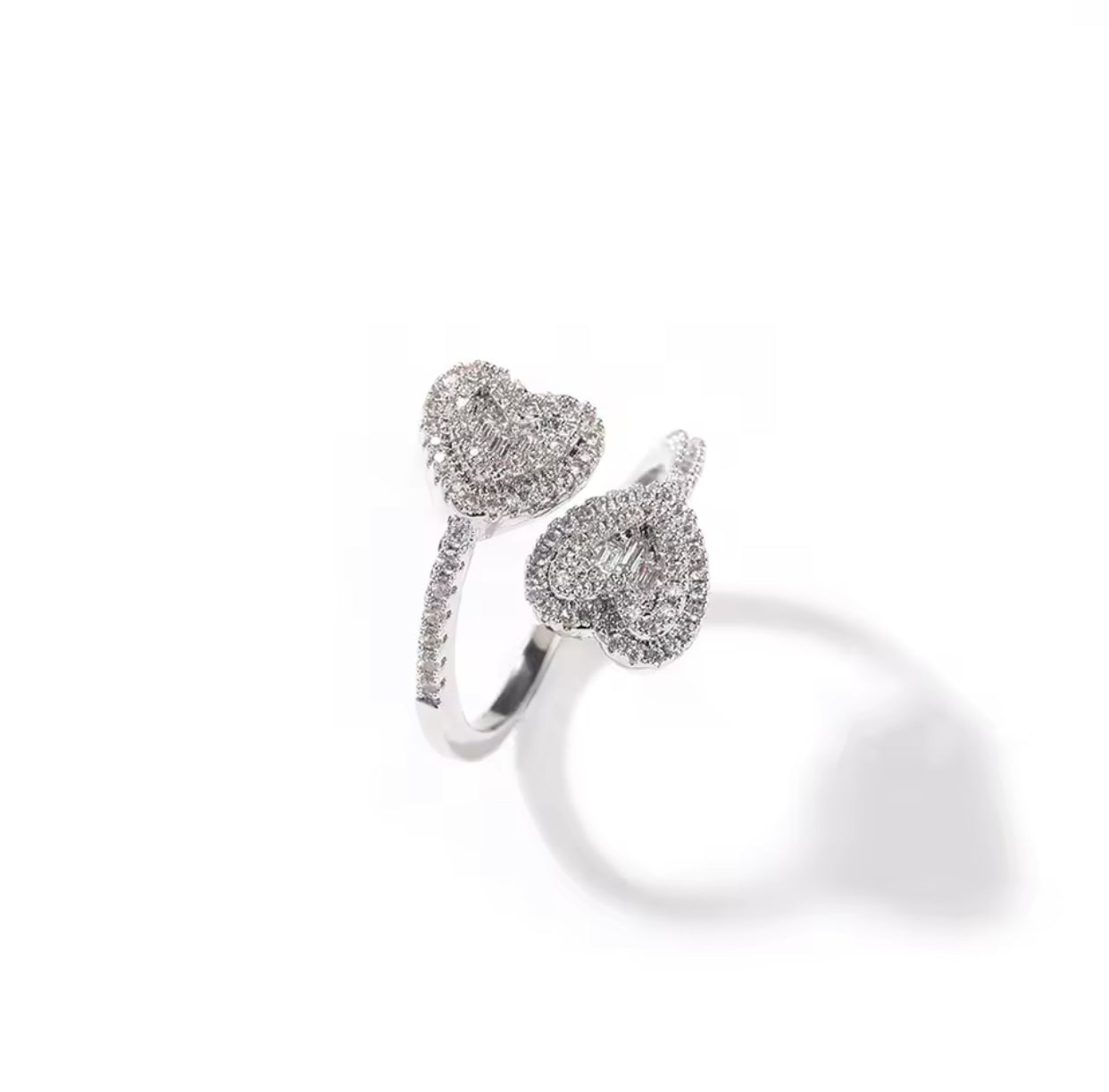 Iced Out Bling Thin circle Ring
