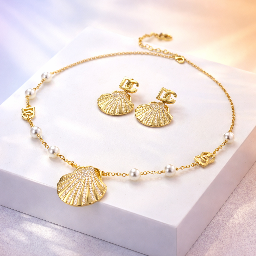 Earrings and Necklace Set