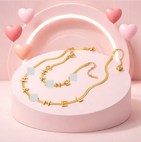 Necklace with bracelet Set