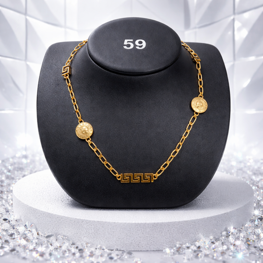 Luxury Brand 18k Gold Plated Necklace