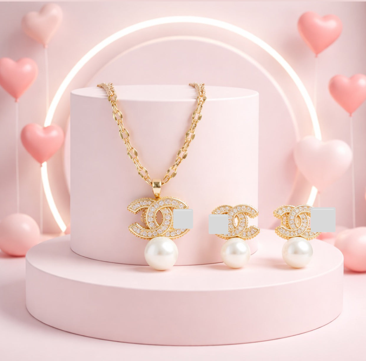 Necklace And Earrings Set