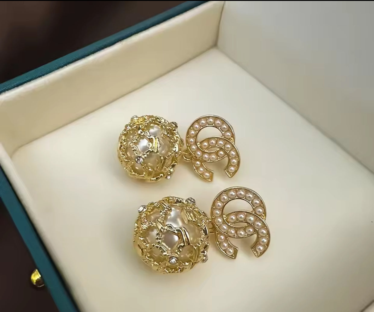 Designer Fashion CC Earrings