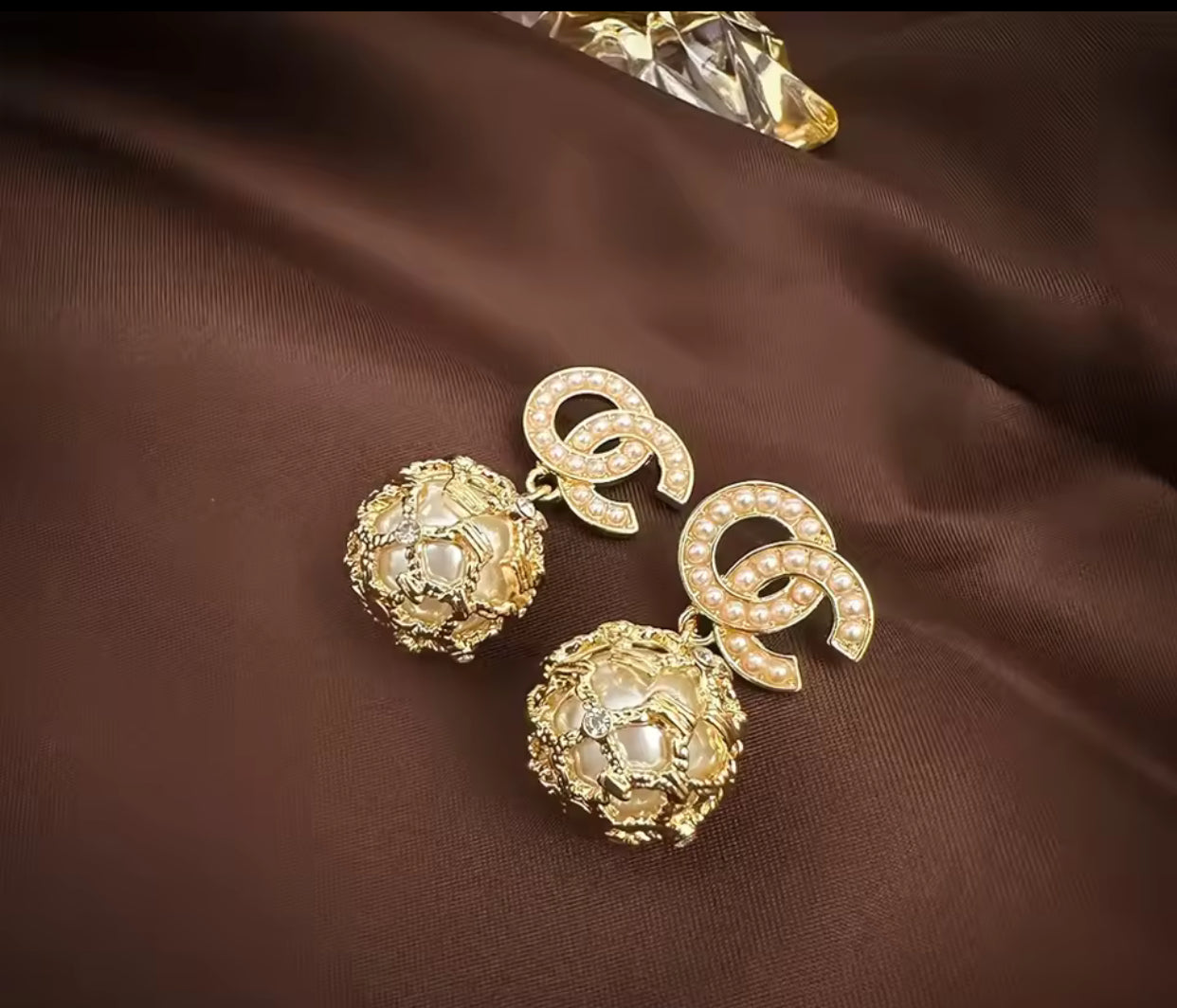 Designer Fashion CC Earrings